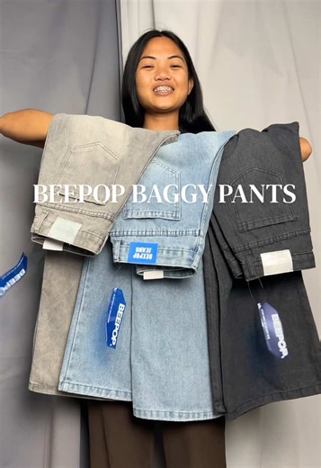 Beepop baggy pants restock #baggypants #baggyjeans #pants
