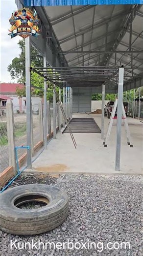 New KKB Kun Khmer Gym Battambang 🇰🇭 | រចនាសម្ព័ន្ធ Cage ថ្មី | Nouvelle Structure d’Entraînement KKB