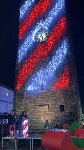 Christmas lights switched on! #Christmas #santaclaus | Sweetie Bird