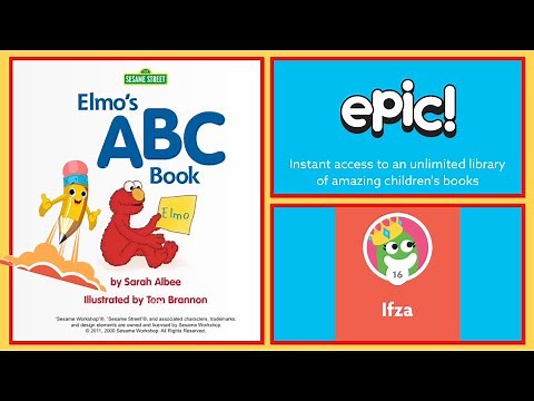 Reading Aloud | Read to me | Epic | Sesame Street Elmo’s ABC book | Learn with Fazila