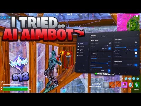 Cheating In Fortnite Using AI AIMBOT in UNREAL LOBBIES (Solaris AI)