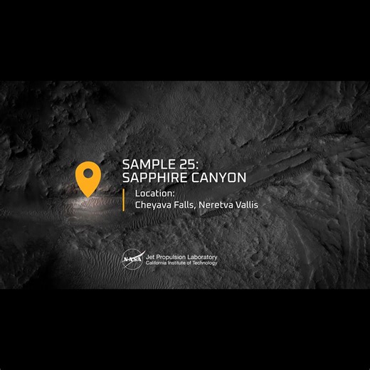 Meet the Mars Samples: Sapphire Canyon (Sample 25)