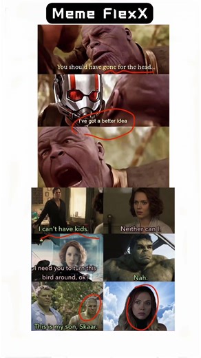 "The Moment Ant-Man Destroyed Thanos’ Plan 💀" #MarvelMemes #Thanos #Hulk #funny #viral #yt