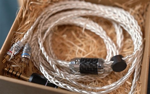 编织8股耳机线7N单晶铜镀银 4.4平衡插头 8股4股编织教程