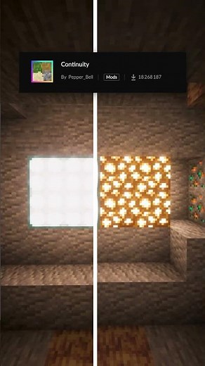 BEST Texture Pack/Mod: Continuity Minecraft #shorts