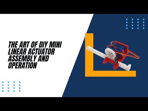 The Art of DIY Mini Linear Actuator Assembly and Operation #lankatronics #optimus #3dprinting #diy