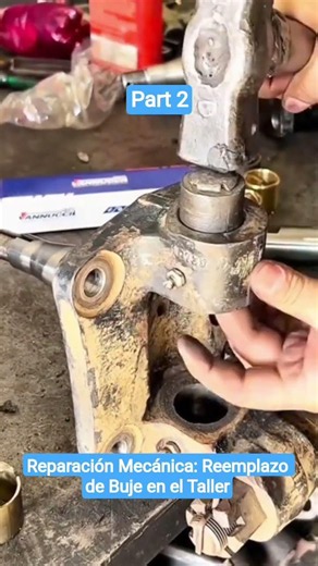 Reparación Mecánica: Reemplazo de Buje en el Taller