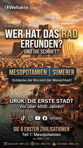 „DIE ERSTE GROSSE ZIVILISATION? – MESOPOTAMIEN!“