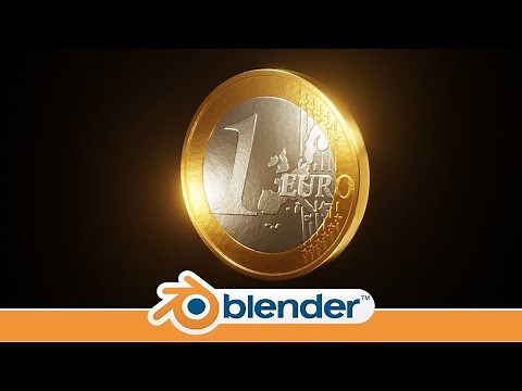 Euro Coin modeling in Blender 2.91