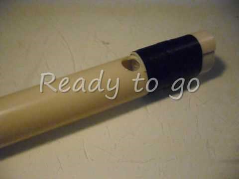 How to make an exo-fipple PVC whistle