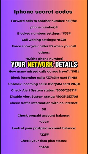 Iphone secret codes you didn't know exist. . . . . . #chatgpt4 #contentcreationtips#chatgpt4 #contentcreationtips #contentcreation #viralréel #manychat #aitools #automation #aiautomation #bestaitools #beehiiv #digitalmarketingtools #writingtools #reelsviral #chatgpt #seotools #aitools #ai #marketingtools #sharingTime #sharingiscaring #contentcreationtips #lifehack #tipsandtrick #usefultips #helpfultips #sharingTime #sharingiscaring #contentcreationtips #lifehack @topfans i Social You | Learn wit