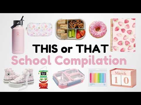 THIS or THAT Compilation: Ultimate School Edition 🎒📚