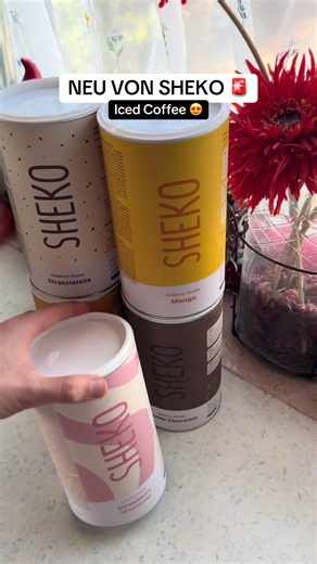 Die neuen Iced Coffee Sorten von Sheko sind fast ausverkauft 😱 #sheko #icedcoffeeathome #eiskaffee #protein #dealsfürdich
