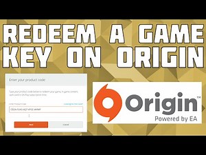 How to Redeem Origin Product Code!