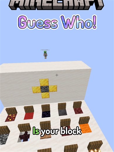 Minecraft Guess Who Game Challenge