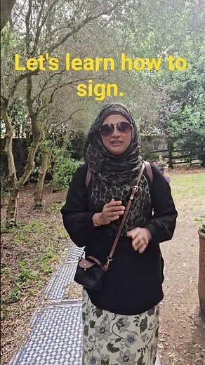 Makaton sign for Garden.