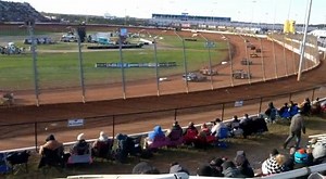 3.1K views · 111 reactions | Jimmy Phelps, Billy Decker, Matt Sheppard, and Demetrios Drellos took the Heat Race wins to qualify for Friday night's Feature! | Super DIRTcar Series | Facebook