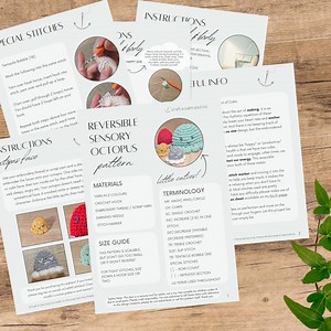 Reversible Octopus Crochet Pattern | No-sew Amigurumi (PDF Pattern) - Etsy Australia