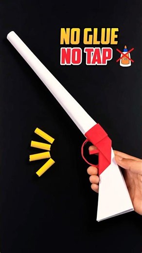 How to Make Paper Gun | Origami Shotgun🤩