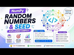 NumPy Random Numbers & Seed Explained - Generate Random Arrays Like a Pro