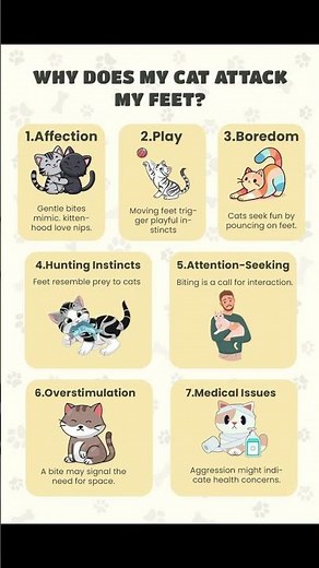 The Real Reason Cats Bite Your Feet 🐾🐈