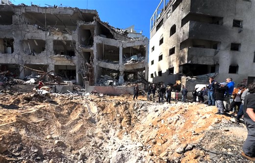 Historic Tel Aviv Bauhaus building damaged by Iran missile explosion