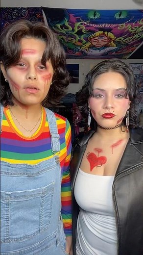 The Bride of Chucky 🩸#chucky #halloween #costume #couple #makeup #ootd