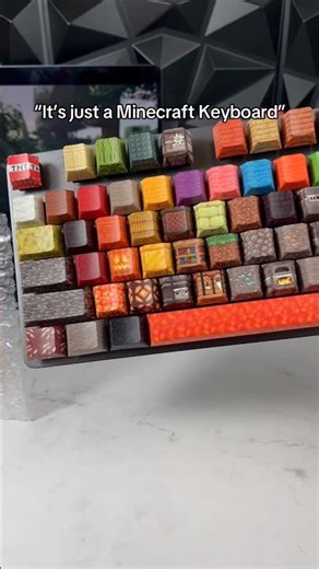 Minecraft keyboard 🥹✨