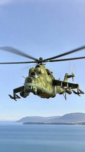 Mil Mi-24 – Russia’s Legendary Flying Tank 🇷🇺#Mi24 #MilMi24 #RussianHelicopter