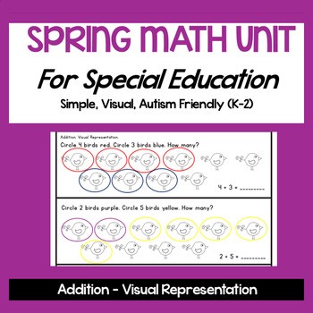 Addition, Counting to 10, Visual Representation | Autism-Friendly Visual Math