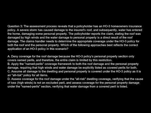 Property Claims Handling Exam Free Practice Test And Answers Updated