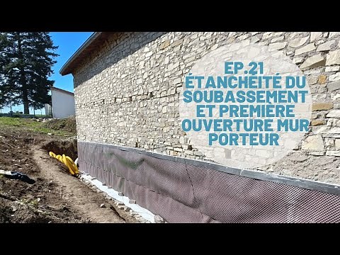 EP 21 We're taking care of the waterproofing of the foundation and the first opening in a load-be...