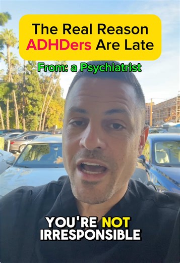 If you have ADHD, being late isn’t about not caring or not trying. It’s about time blindness and how the prefrontal cortex works. ADHD brains don’t feel time pass the same way — they often need pressure to activate focus and urgency. That’s why: • “5 minutes” turns into 30 • Hyperfocus makes time disappear • You keep thinking you can squeeze in one more thing Shame doesn’t fix this. Systems do. What helps: ✔ External timers & alarms ✔ Aiming to be early — not “on time” ✔ Creating urgency before 