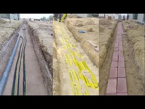 Underground Cable Laying Procedure in Hindi