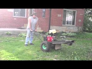 Homemade stump grinder