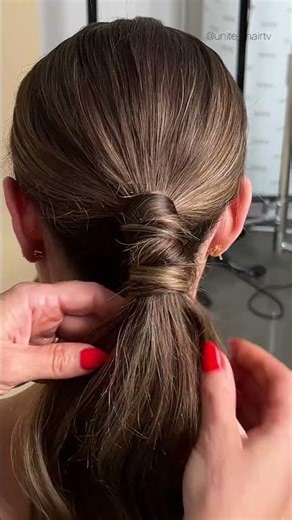 How to do a Locked/Looped Ponytail #howto #hairtutorial #hairstyle
