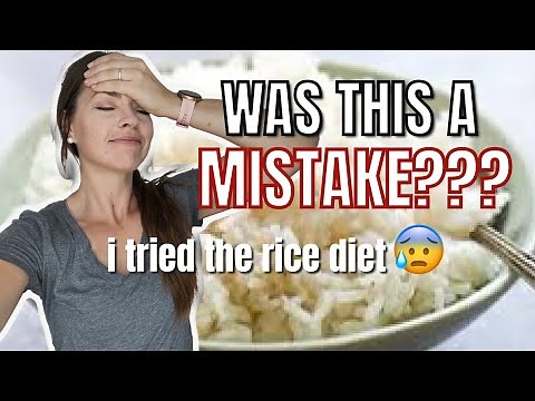I TRIED THE RICE DIET..... Was this a mistake!? High Carb Weight Loss using The Rice Diet Phase 1