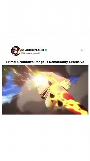 Primal Groudon Is Very Strong #pokemon #groudon #pokemonshorts #shorts
