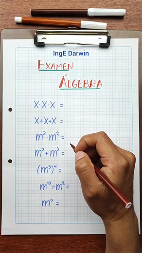 Repaso de álgebra 😯✌️ #matematica #fyp #ingedarwin #paratii #algebra | Algebra Mathematics