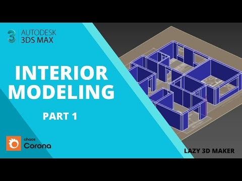 Interior Modeling Tutorial in 3ds Max Part1. #3dsmax #3dmodeling #3d #3dmodelingtutorial