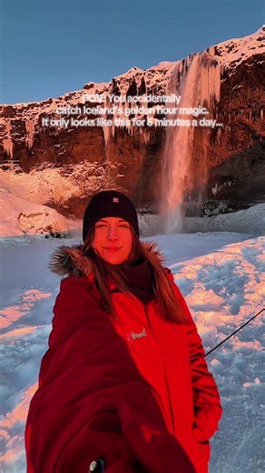 Captivating Moments at Seljalandsfoss Waterfall in Iceland