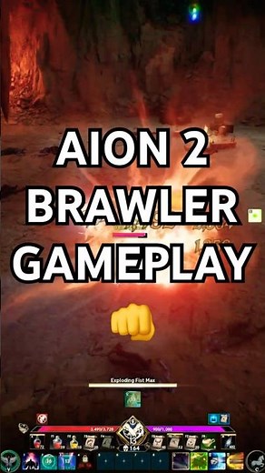 Aion 2 Brawler Is INSANE! 👊 Gameplay #Aion2 #MMORPG #gamingshorts #aion2global #brawler