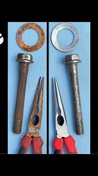 How to EASILY Remove Rust DIY (Vinegar and Ketchup) #Shorts