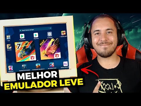 O MELHOR Emulador LEVE de ANDROID pra PC FRACO ( Veja Como Usar )