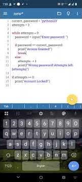 How to create password attempt software in python #pythonprogramming #python