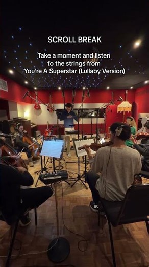 Scroll break... find some peace with You're A Superstar (Lullaby Version) out Friday 🌙