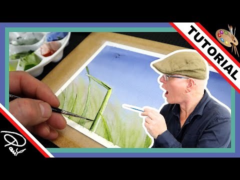 How to Paint GRASS with WATERCOLOR