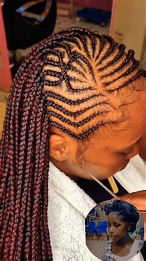 ❤️ Pretty Ladies Morden Braid Hairstyles Cornrow Raster Twist #braids #braidmaids #conrows