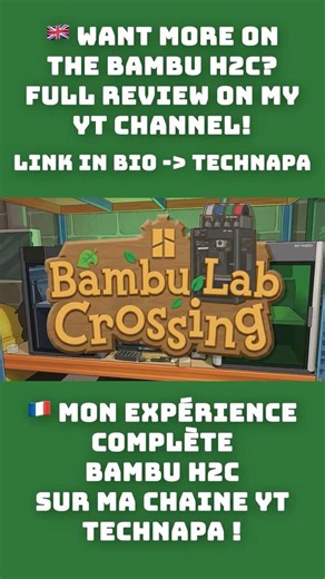Bambu Lab Crossing - A new Horizon - H2C funny usage