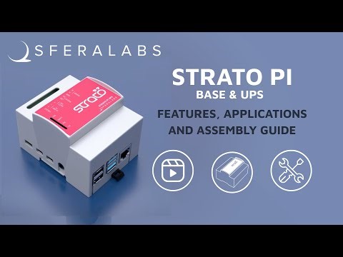 Strato Pi Base & UPS - Industrial Raspberry Pi - Features, Applications and Assembly Guide